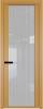 Межкомнатная дверь Profil Doors 2 AGP цвет профиля Золото, стекло безопасное 6 мм страйп 800x2000