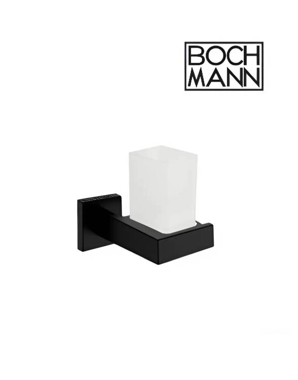 Держатель со стаканом Boch Mann CR-F25-H06MB настенный, черный
