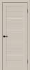 Межкомнатная дверь Bravo Браво-28 полотно Cream Silk, стекло Magic Fog 800x2000