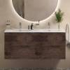 Тумба с раковиной BelBagno Etna 120 для двоих, rovere moro, раковина BB-8099-120-2 фото 9