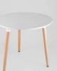 Стол Stool Group Eames DST Z-210 V.2 белый 80x80x74 фото 12