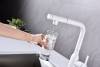 Смеситель для кухни Paulmark Viper Vi213105-WH с выдвижным изливом, белый матовый фото 6