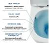 Унитаз подвесной Cerutti Spa Faro CT10833 безободковый, сиденье микролифт, белый фото 4