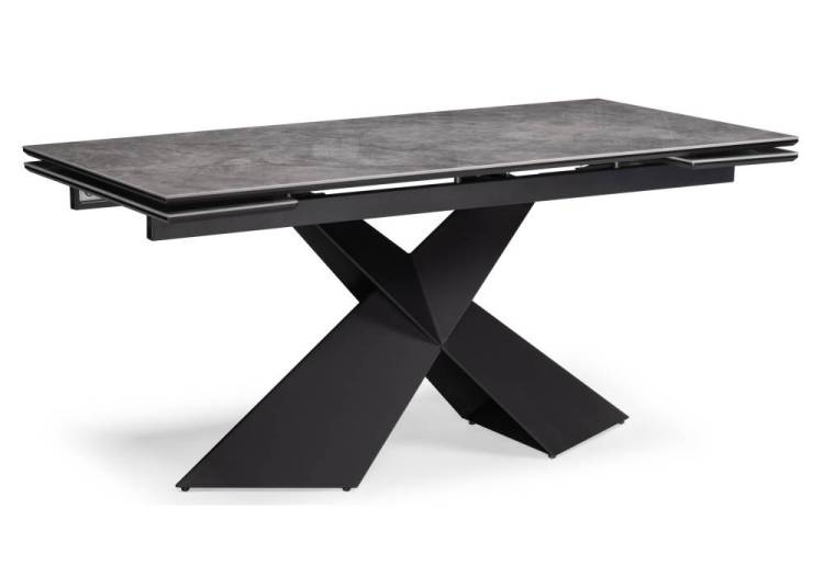 Стол Woodville Хасселвуд 561475 baolai, черный 160(220)x90x77
