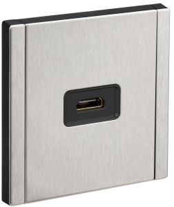 Розетка HDMI IEK Forte&Piano FP-H10-M-K50 никель