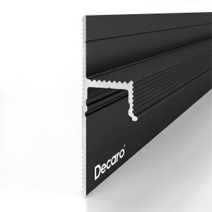 Универсальный теневой профиль под подсветку Decaro D004A Black 2000x41x15