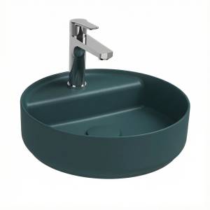 Раковина Isvea Infinity 10NF65042SV-2P 35 см, изумрудная матовая