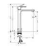 Смеситель для раковины Hansgrohe Rebris S 72582000 хром фото 3