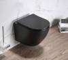 Унитаз подвесной SantiLine SL-5018MB безободковый, с микролифтом фото 2