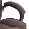Кресло компьютерное Tetchair Oreon metalBL 25042 коричневый, велюр фото 8