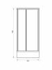 Душевой уголок Teymi Lina T00108 профиль хром, стекло матовое, с низким поддоном, 90x90x195 фото 12
