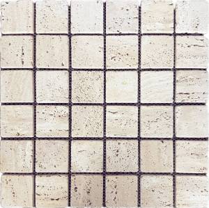 Мозаика Starmosaic Wild Stone JMST2503 Travertine Light (4.8x4.8) 30.5x30.5