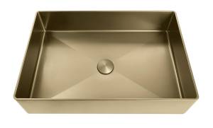 Раковина AltroBagno Астро (Astro) 001017 OrSp матовое золото, 51.4x36.5