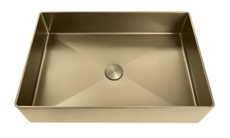 Раковина AltroBagno Астро (Astro) 001017 OrSp матовое золото, 51.4x36.5