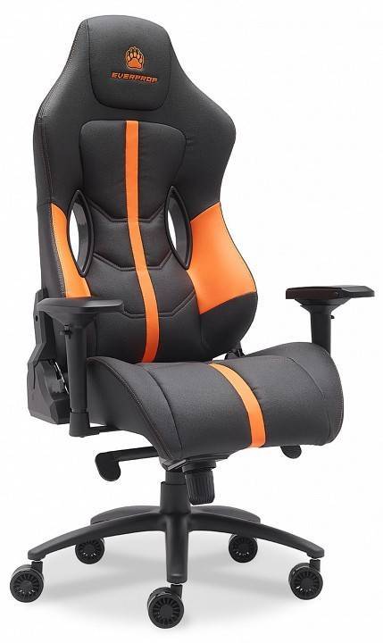 Кресло игровое Everprof Jaguar 19455, EP Jaguar PU Orange/Black Оранжевый/Черный