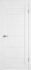 Межкомнатная дверь Владимирская Фабрика Дверей экошпон VFD Emalex 32, глухая, белый Ice 700x2000
