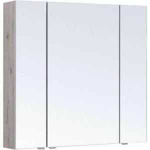 Зеркало-шкаф Aquanet Алвита New 90 303898 дуб веллингтон белый, 850x896x170