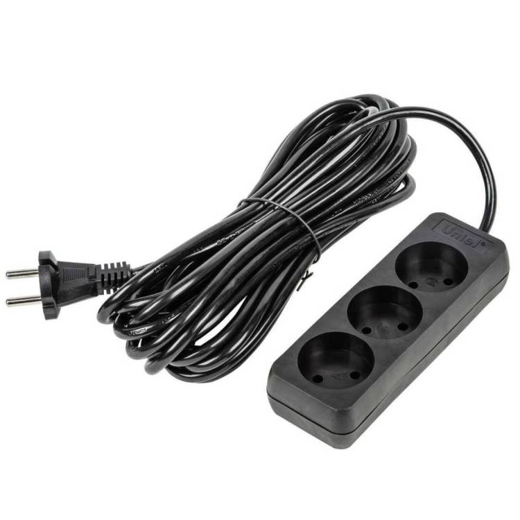 Удлинитель Uniel Ultra S-CU3-7 Black