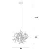 Подвесной светильник Imperium Loft Tezani Argent Suspension 84501-22 фото 2