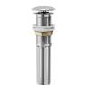 Выпуск для раковины D&K DC9001 1/4" клик-клак, хромированная крышка