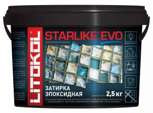 Затирочная смесь Litokol STARLIKE EVO S.130 Grigio Ardesia 2.5 кг