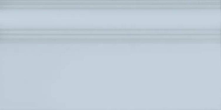 Бордюр Kerama Marazzi Гране KMB2BLF002BR Багет синий светлый матовый обрезной 7.3x40