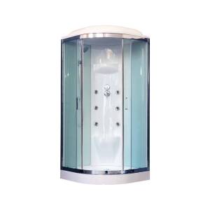 Душевая кабина Royal Bath RB 100HK7-WT-CH с низким поддоном, с сиденьем