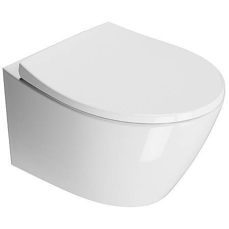 Унитаз подвесной GSI Modo 981611 безободковый белый