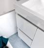 Тумба с раковиной 1MarKa Cube 100Н с бельевой корзиной фото 5