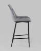 Стул полубарный Stool Group Флекс AV 405-N25-08(PP) велюр серый фото 2