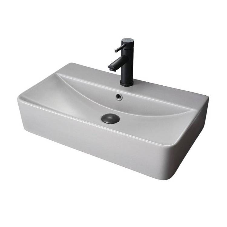 Раковина Gid Geométrico 52236 Gm1344 60 см, серая матовая