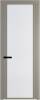 Межкомнатная дверь Profil Doors 2 AGP цвет профиля Никель матовый, стекло безопасное 6 мм мору белый 700x2000