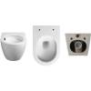 Унитаз подвесной Cerutti Spa Orlter AriaTornado CT9955 белый с сиденьем микролифт фото 3