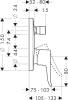 Смеситель для ванны Hansgrohe Metris 31493000 фото 4