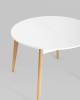 Стол обеденный Stool Group Rondo 80.557.01 8025 бук/белый 135x100x77 фото 7