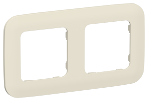Рамка 2-постовая IEK Flite FI-M22-31-20-K86 сливочный