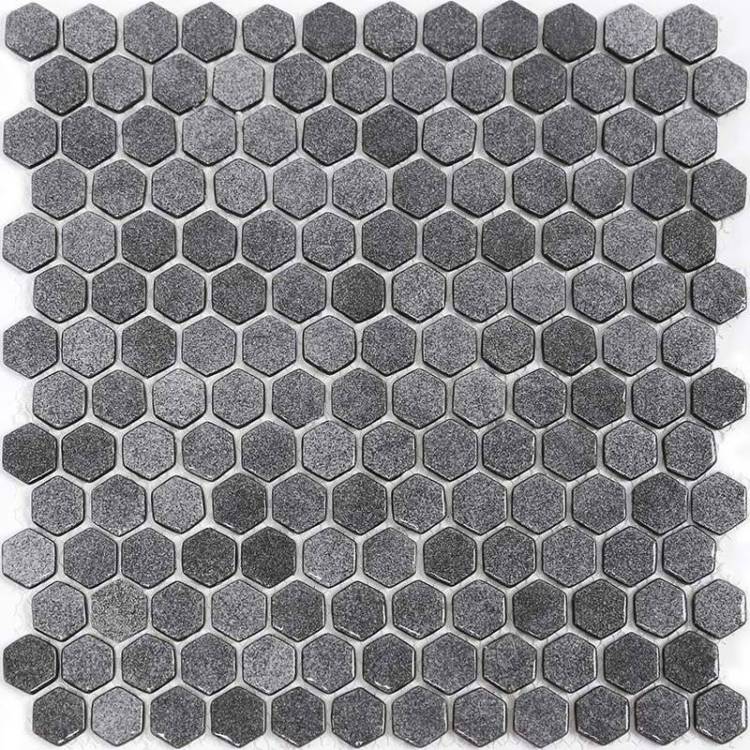 Мозаика Natural Steppa STP-GR009-HEX Hexagon (2.5x2.5) 30x30