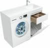 Тумба с раковиной Aquanet Токио 110 R 239299 напольная, белый фото 12