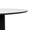 Стол Bradex Home Bravo RF 0857 calacatta matt (матовый), черный, керамогранит 140x140x75 фото 9