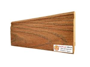 Плинтус МДФ TeckWood цветной Дуб Западный (Oak West) 2150х100х16