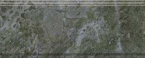 Бордюр Kerama Marazzi Серенада BDA026R зеленый глянцевый обрезной 12x30