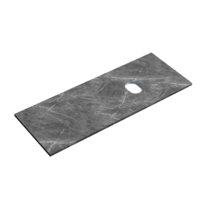 Столешница Sancos TT120A1R без отверстия под смеситель, Black Sky, 120x46