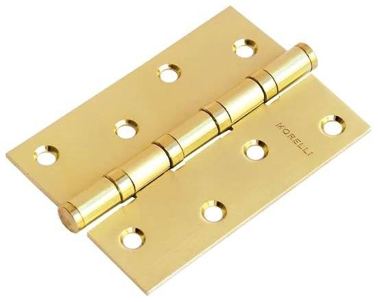 Петля карточная Morelli MSN 100X70X2.5-4BB SG матовое золото, с подшипником