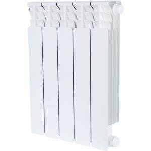 Биметаллический секционный радиатор отопления Stout Space Ventil 500 / 5 секций (нижнее правое)