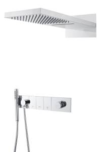 Душевой комплект Boheme Zodiac 132-CR трехпозиционная, Chrome