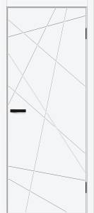 Межкомнатная дверь Bravo Граффити-5.Д.П полотно White Silk 700x2000
