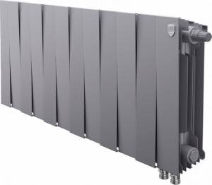 Радиатор биметаллический Royal Thermo Piano Forte 300 VDR silver satin, 12 секций