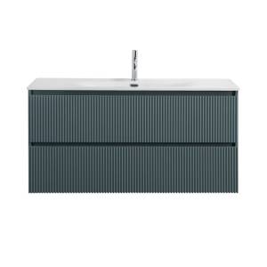 Тумба с раковиной BelBagno Uno 120 Голубой матовый, раковина BB-8099-120