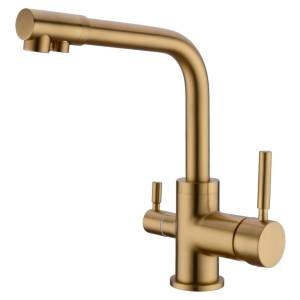 Смеситель для кухни EMAR PVD ECB - 3003N PVD Golden