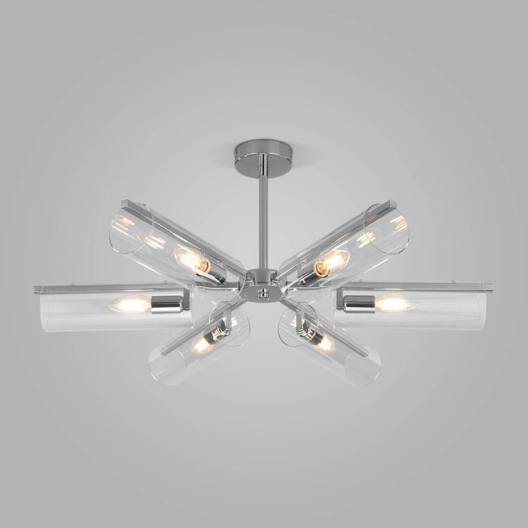 Потолочный светильник Eurosvet Trompeta 70144/6 хром